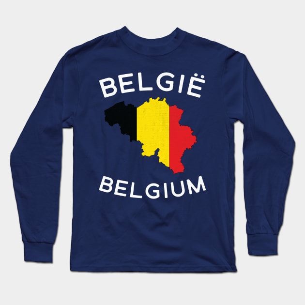 Belgium Long Sleeve T-Shirt by phenomad